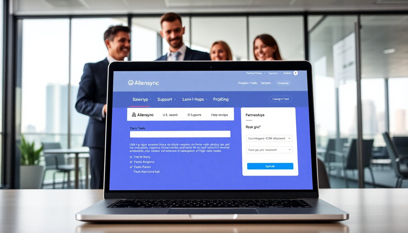contact page aliensync