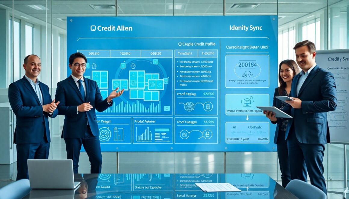 credit alien sync futuristic blockchain savvy