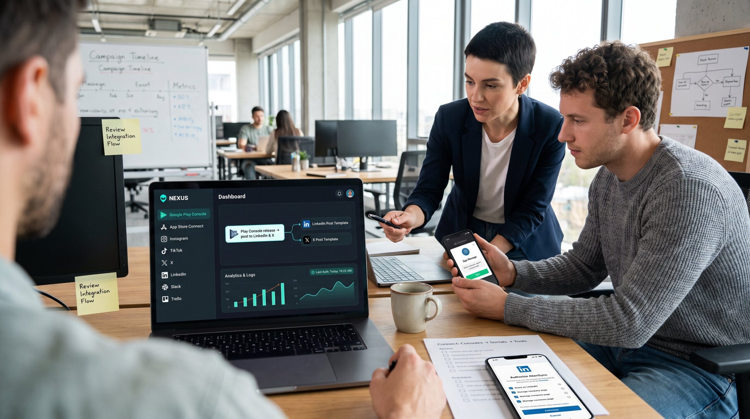How AlienSync Connects Multiple Social Media Accounts