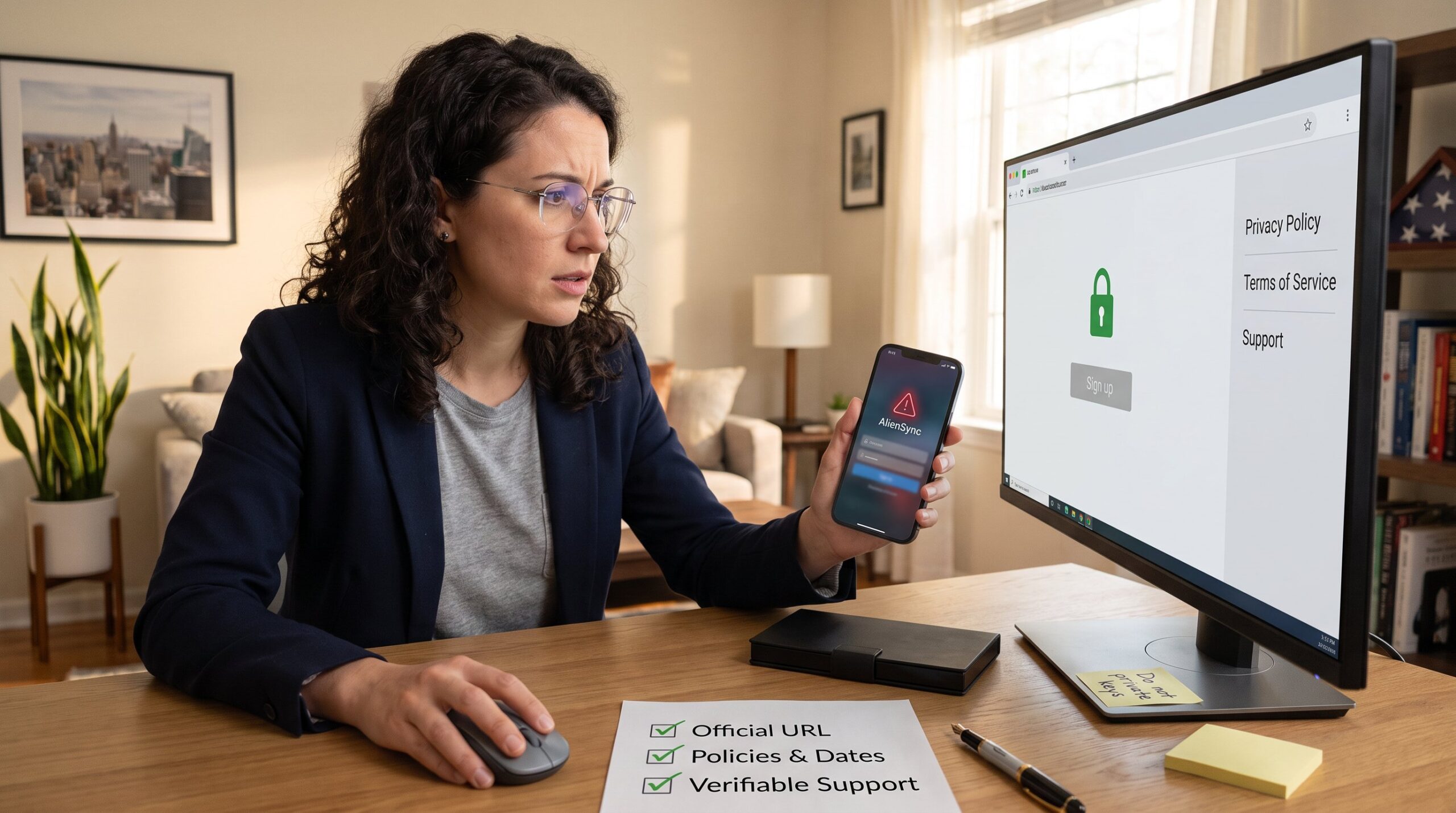 How to Create an AlienSync App Account