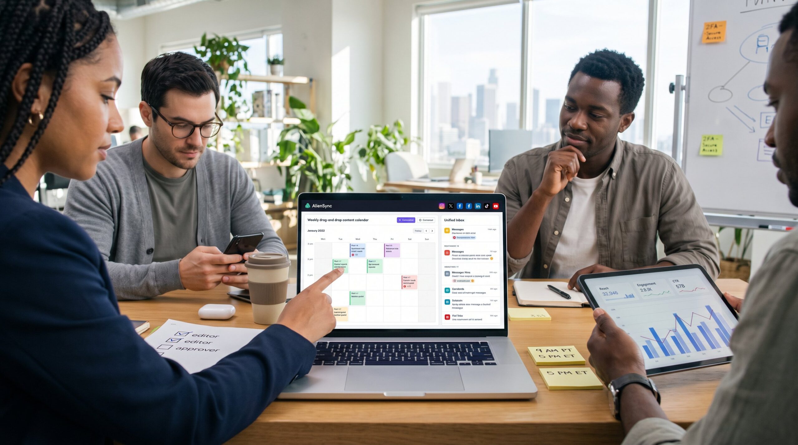 How to Manage Social Profiles With AlienSync Software