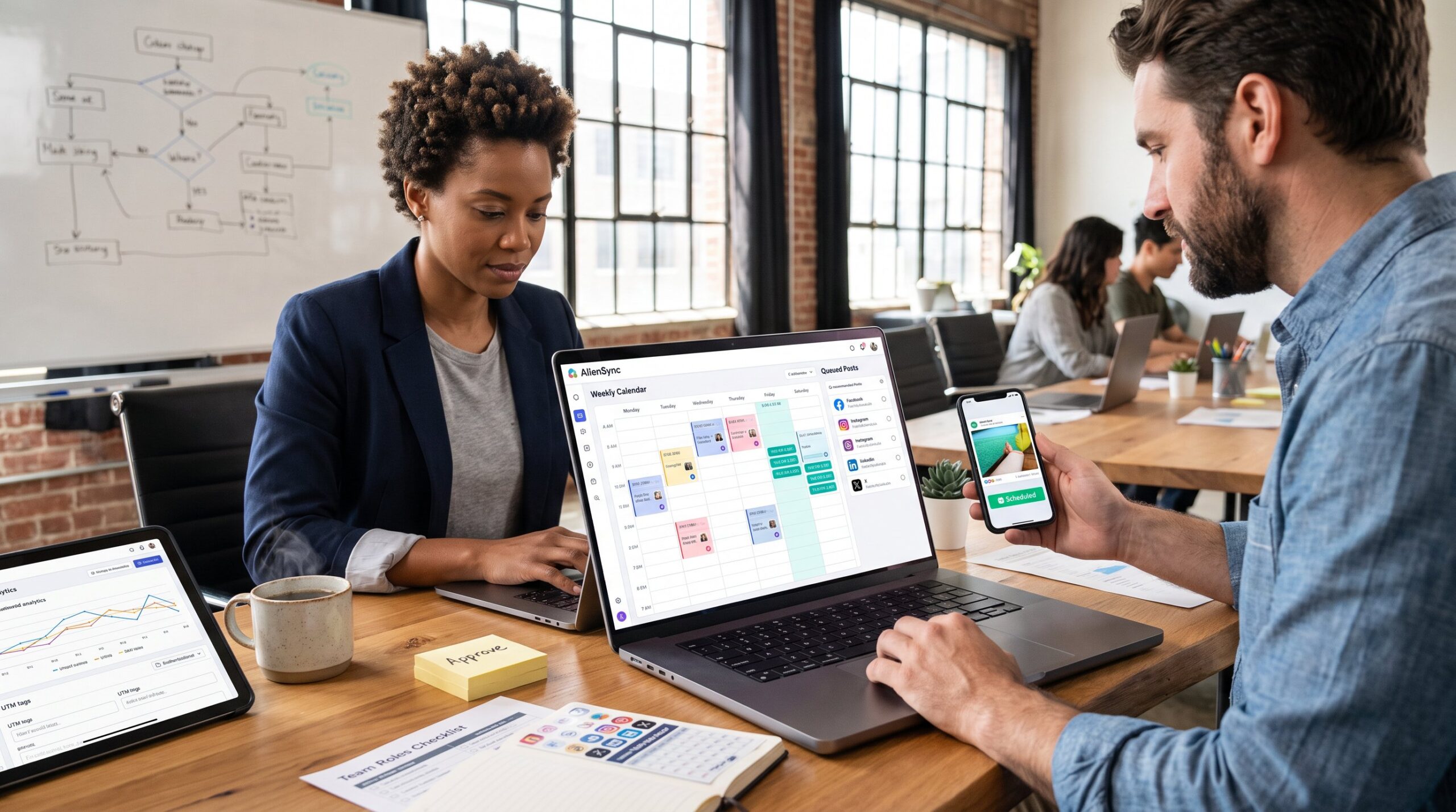 How to Schedule Social Media Posts With AlienSync