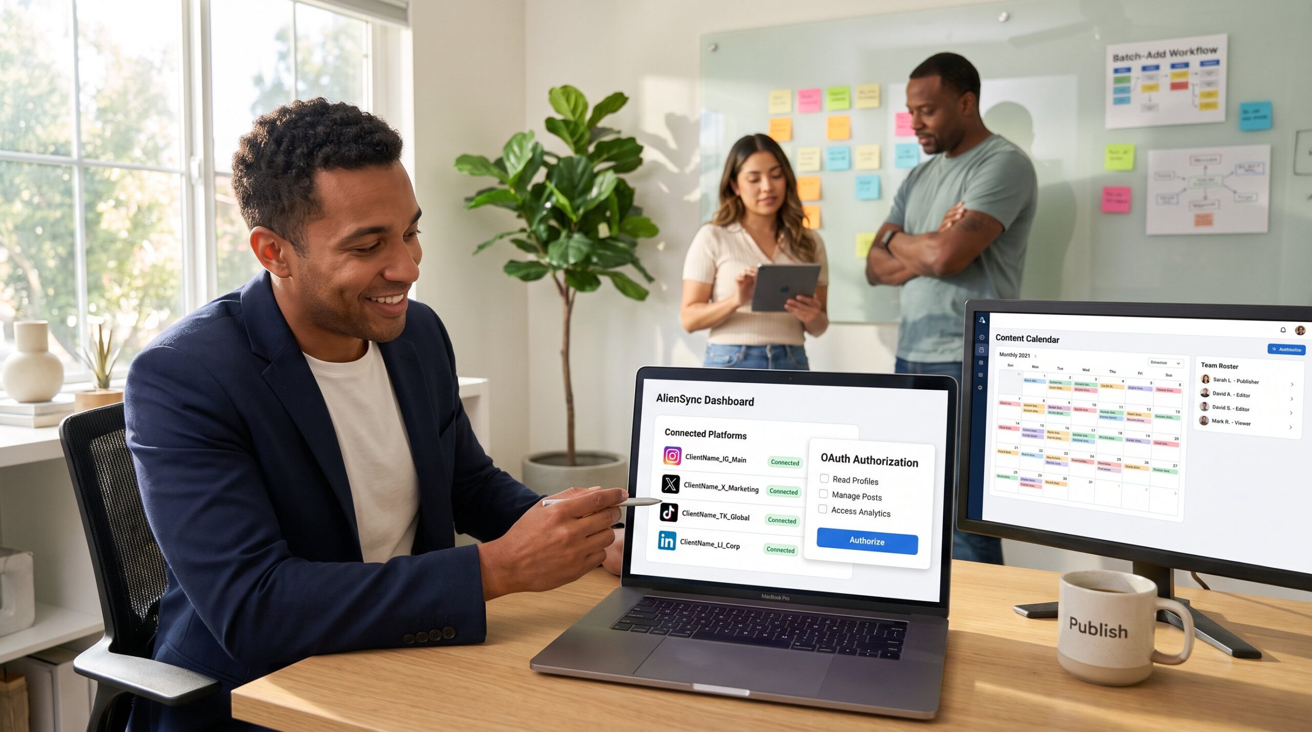 How to Add Multiple Social Profiles to AlienSync