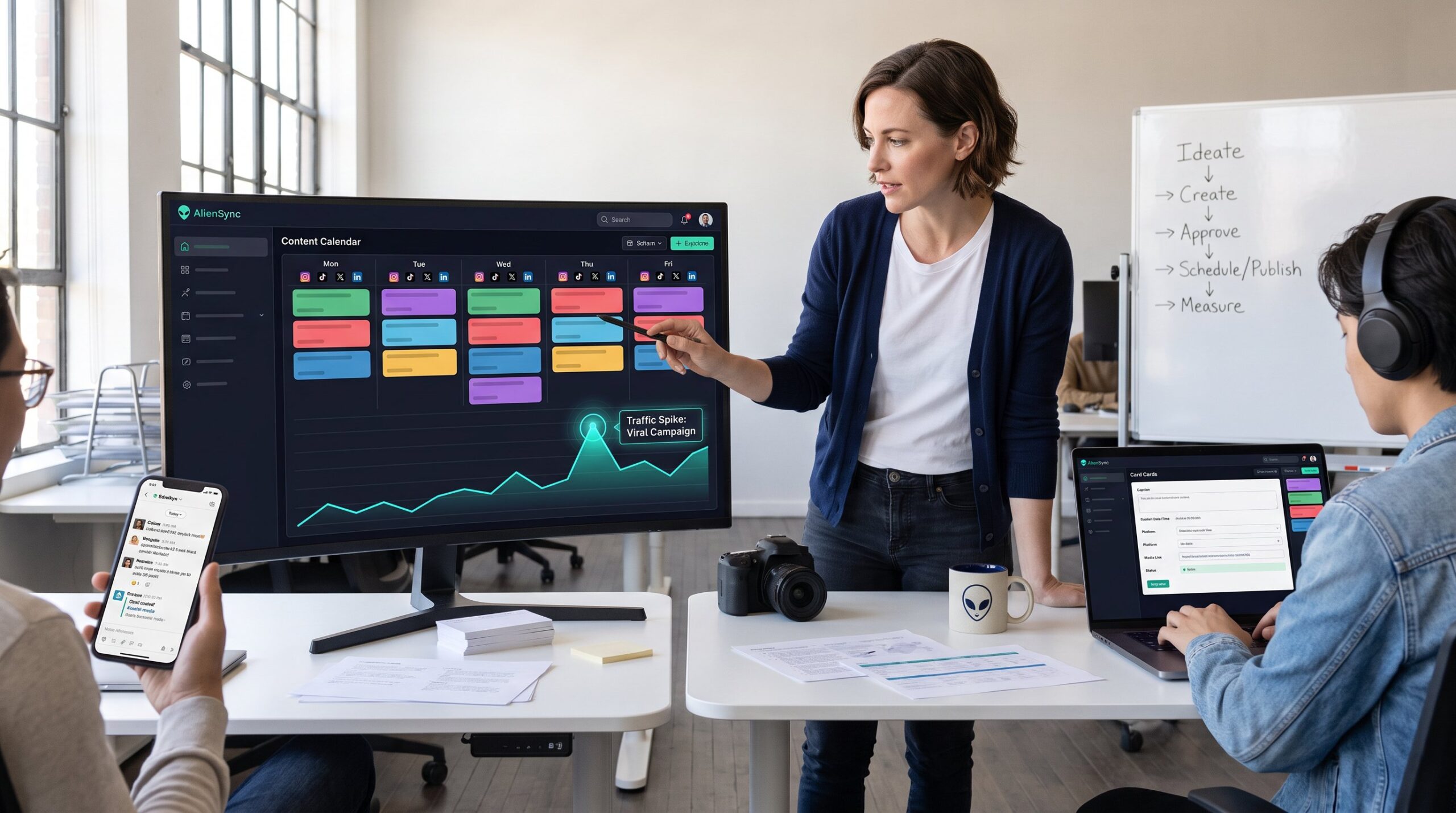 How to Build a Social Media Workflow With AlienSync