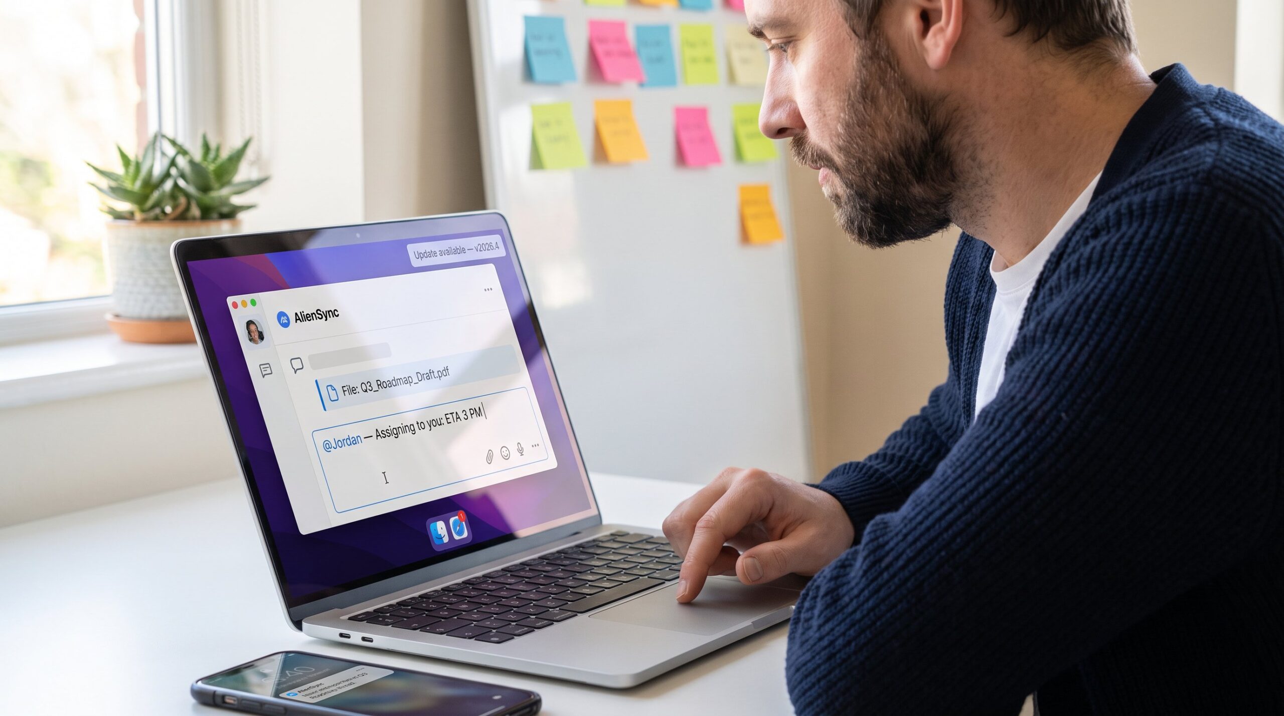 How to Reply to Comments Through the AlienSync App