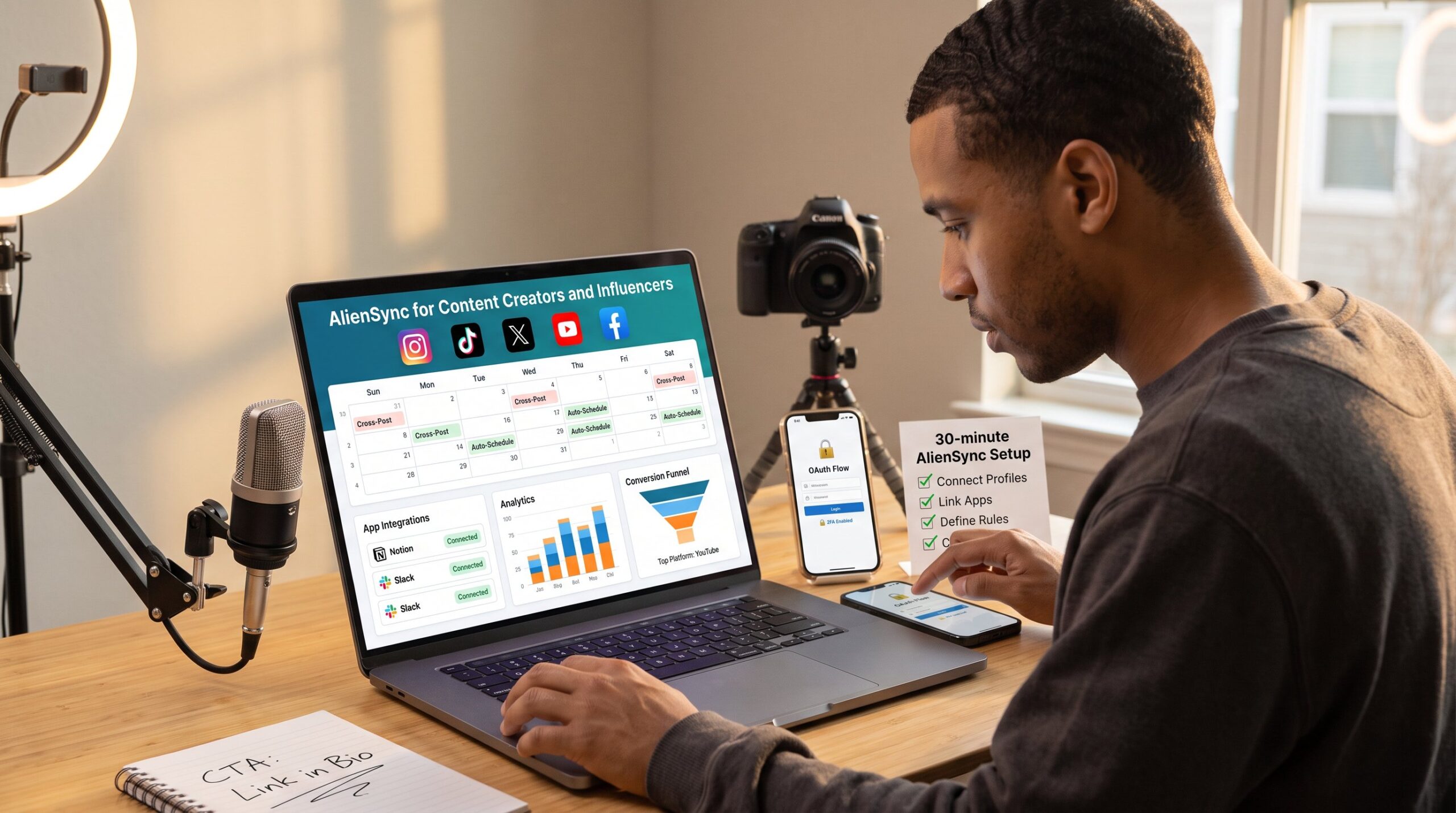 AlienSync for Content Creators and Influencers