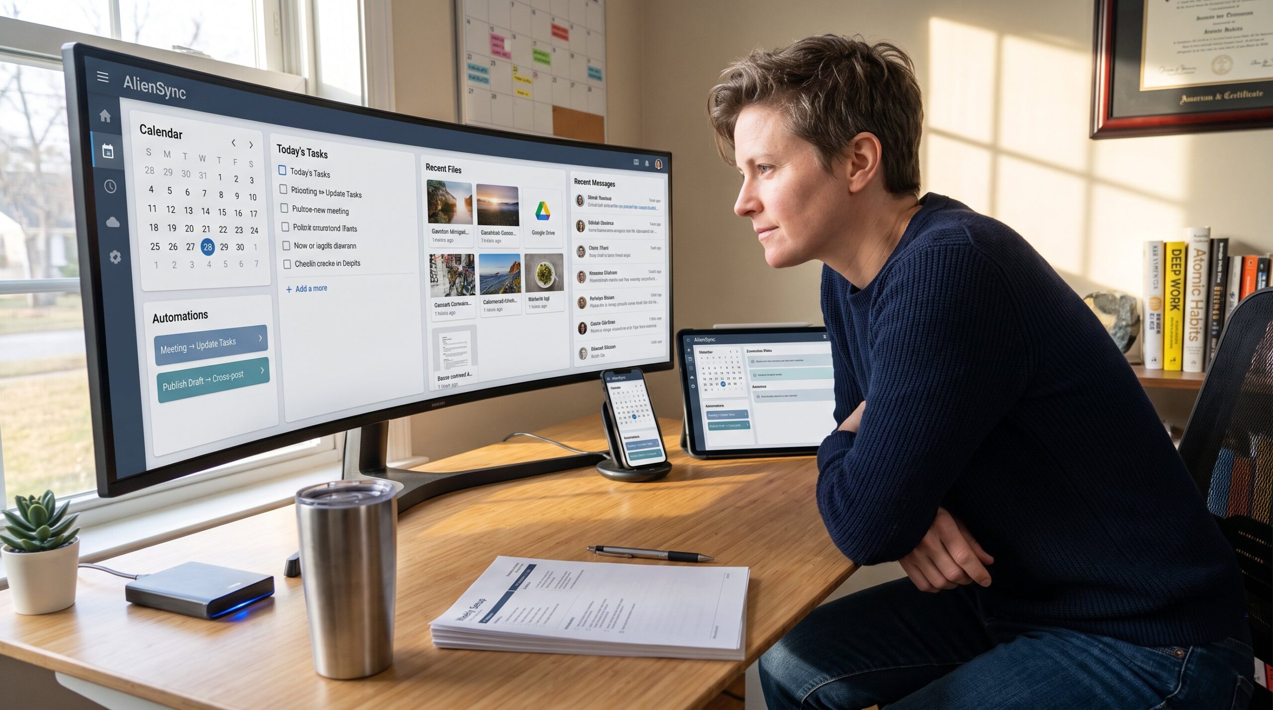 AlienSync for Personal Productivity