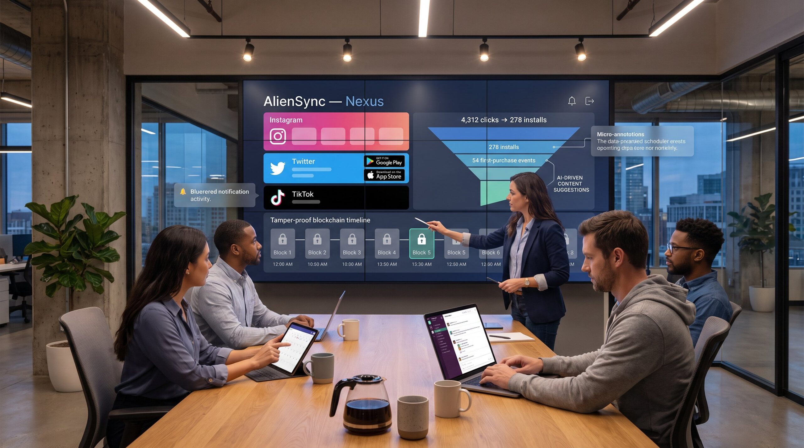 AlienSync Social Media Analytics and Reporting
