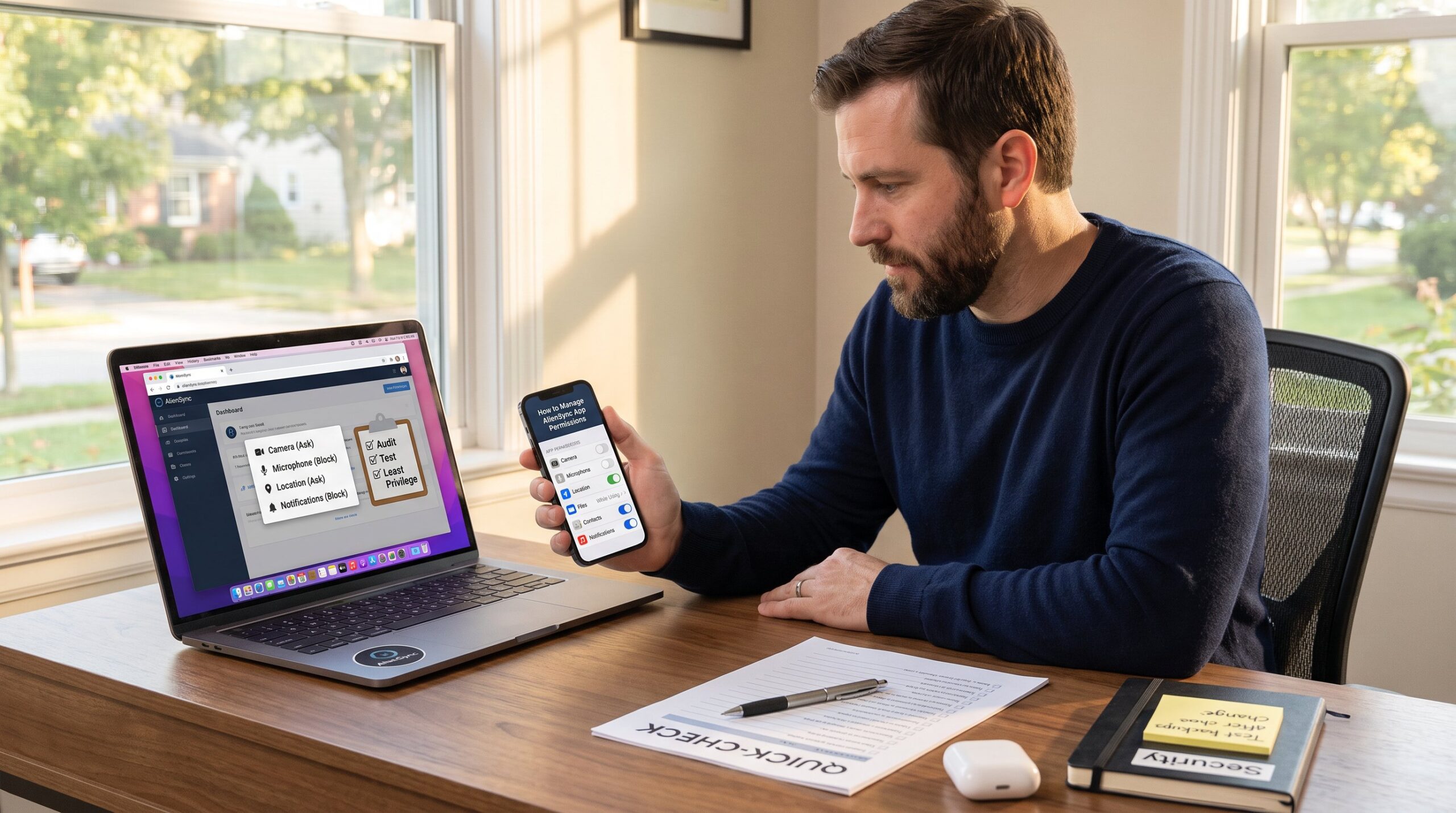 How to Manage AlienSync App Permissions