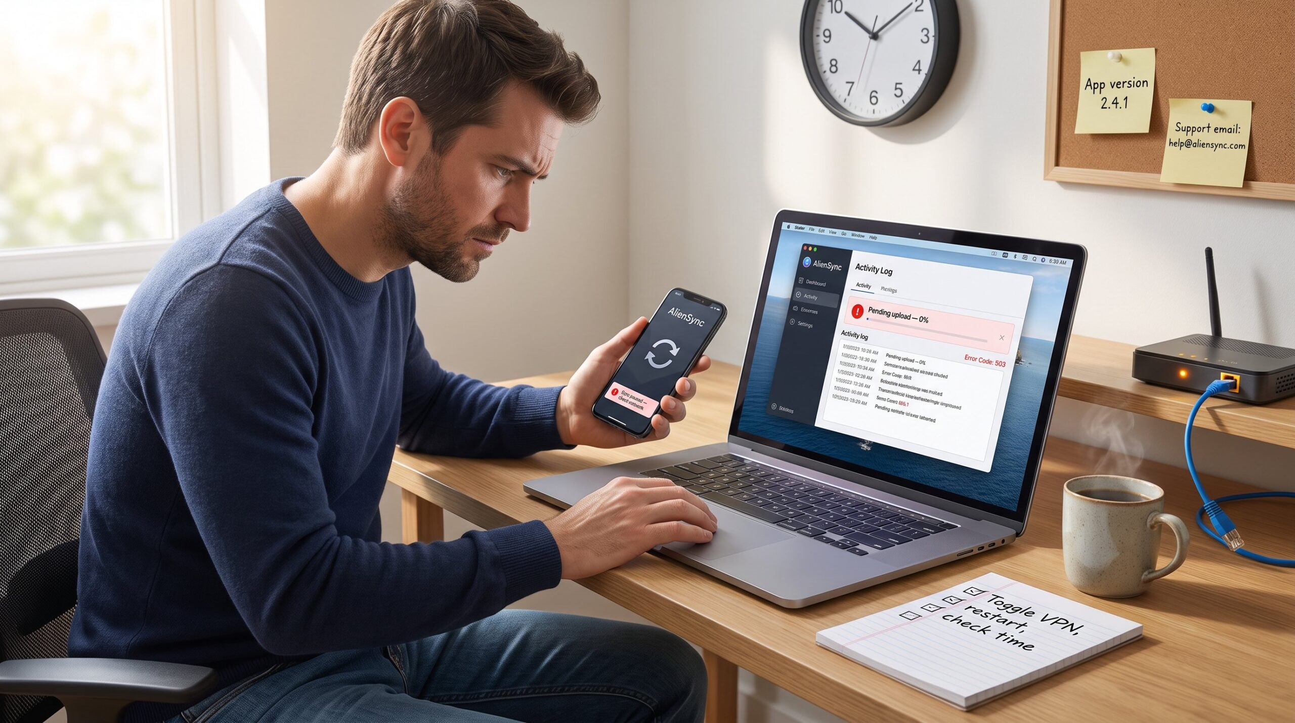 AlienSync App Not Syncing: Causes and Fixes