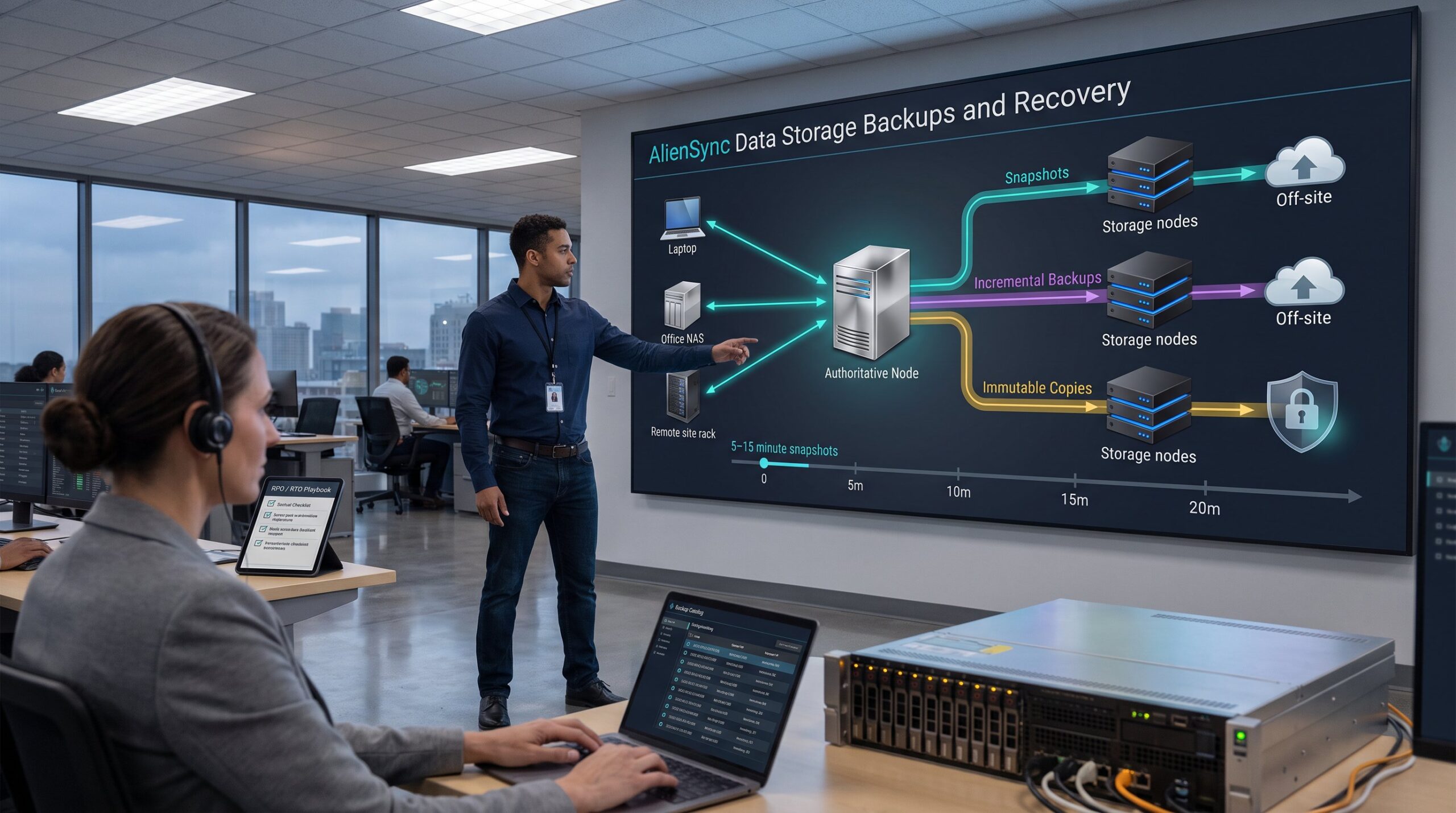 AlienSync Data Storage Backups and Recovery