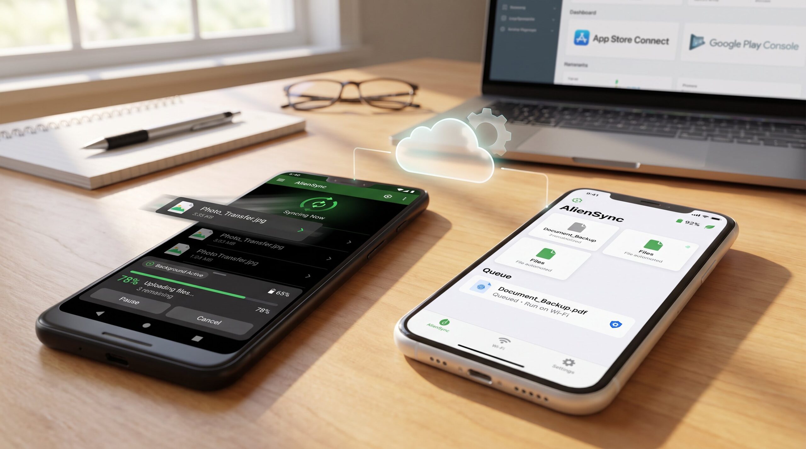 AlienSync App for Android Versus iPhone